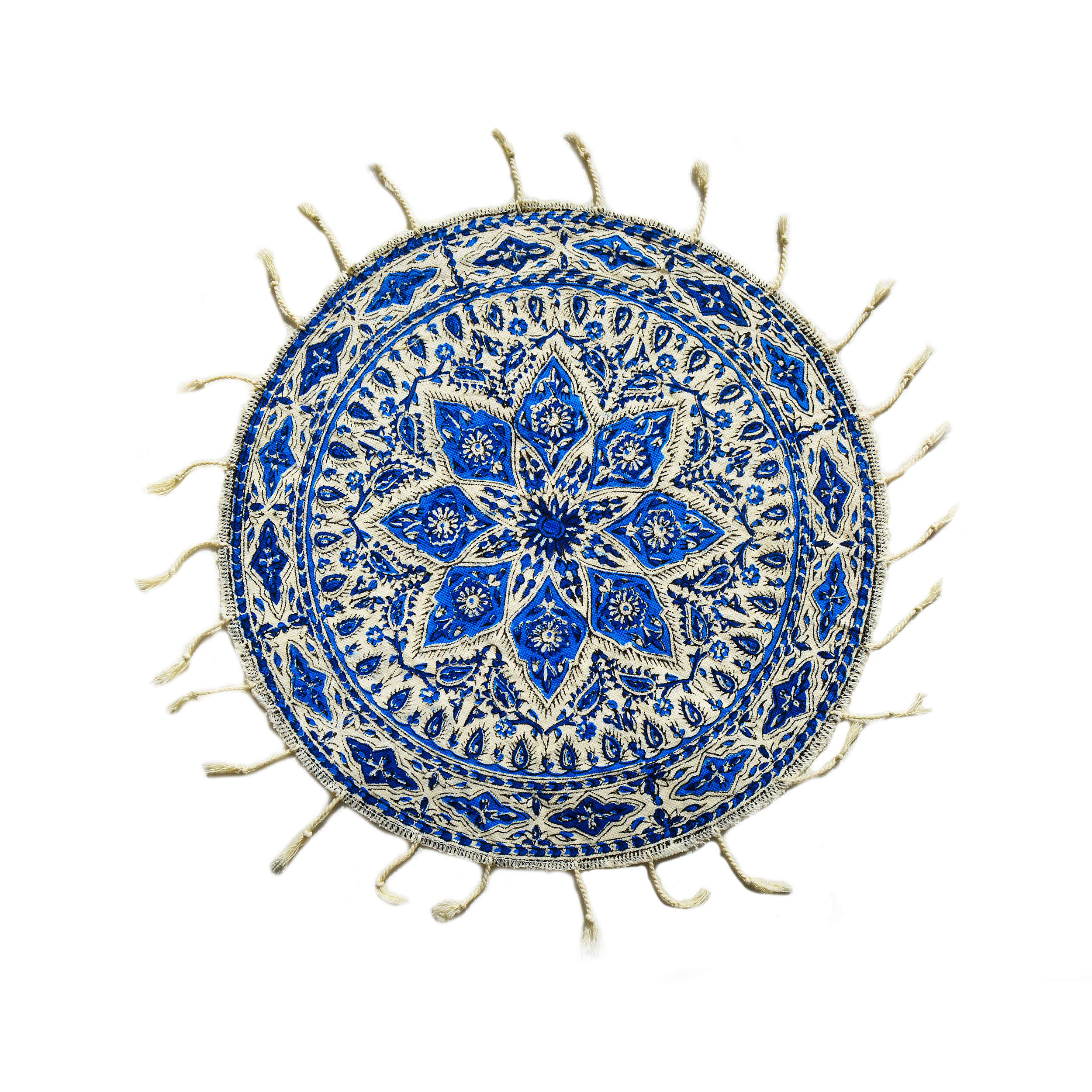 伊朗桌布：伊斯法罕传统Kalamkari木版印刷 Khorshid II