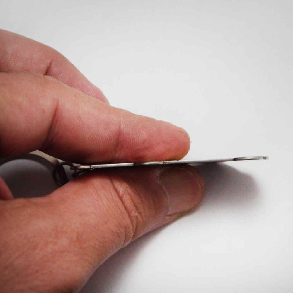 伊斯兰钢钥匙扣 – Hasbi Allah 书法