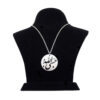 Islamic Steel Necklace with Hasbi Allah Calligraphy 伊斯兰钢项链配“哈斯比·安拉”（Hasbi Allah）书法奖章