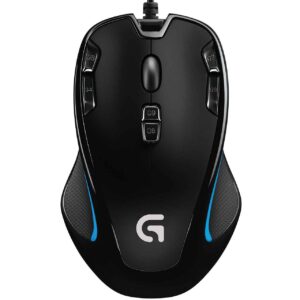 罗技游戏鼠标 G300s – 人体工学设计