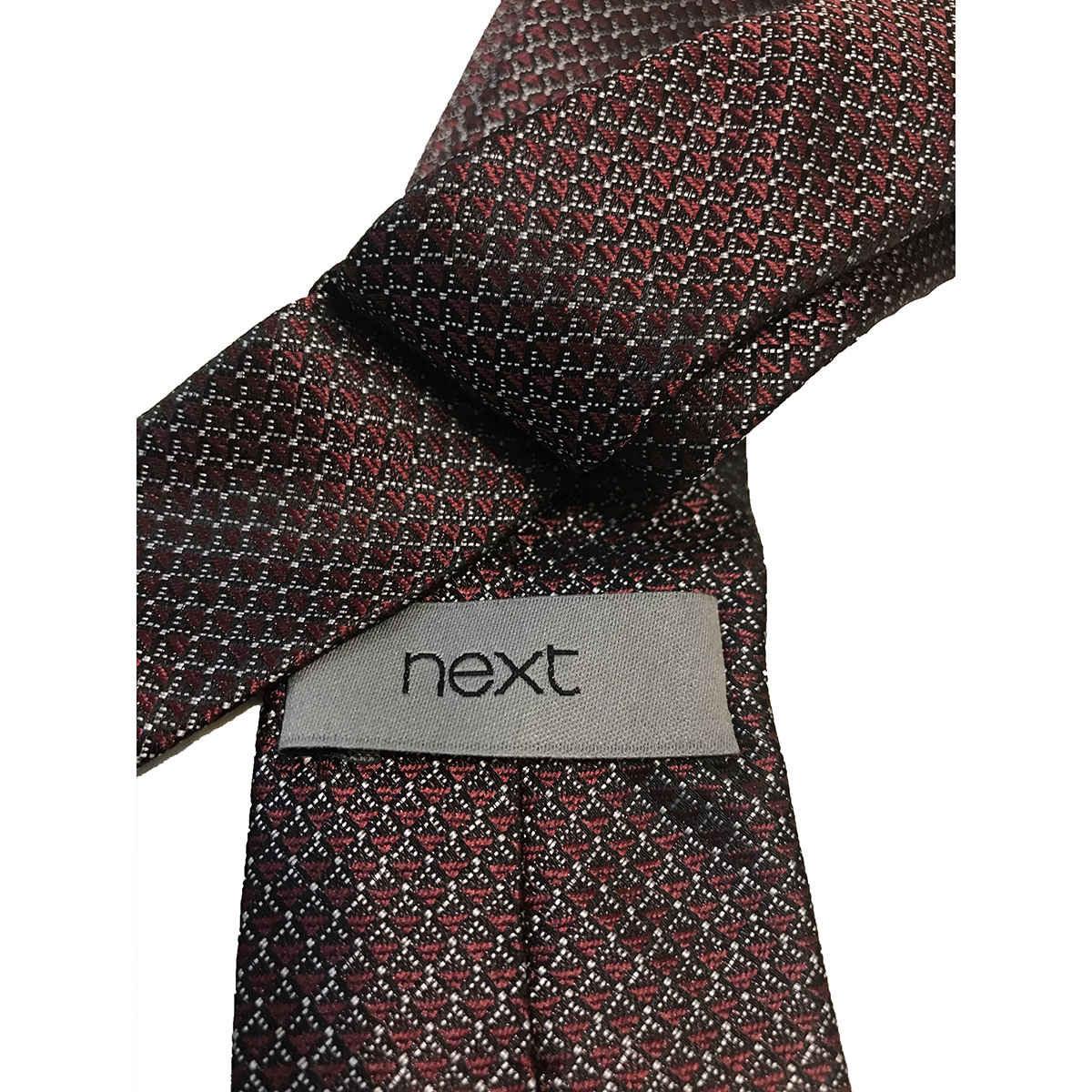 男士领带 – 酒红色优雅，适合婚礼宴会