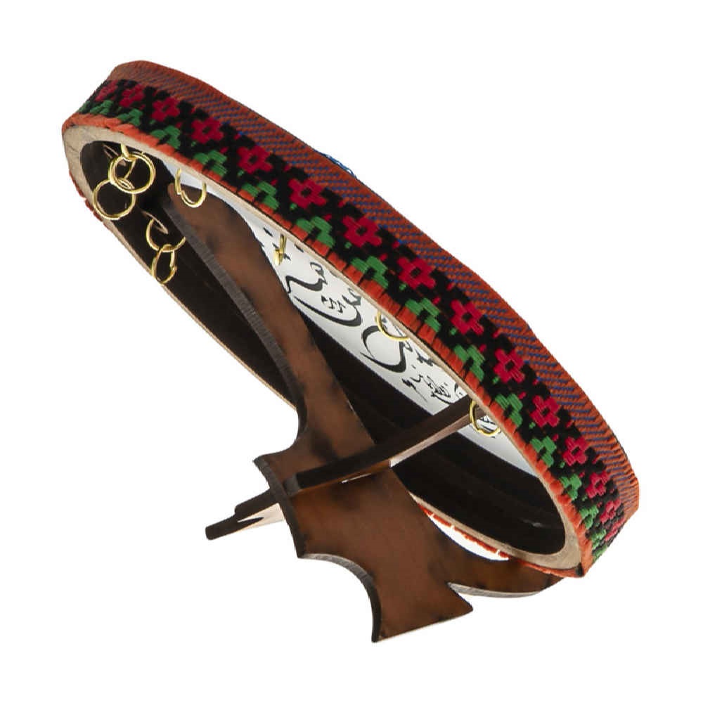 模型套件:带书法的波斯达夫乐器复制品