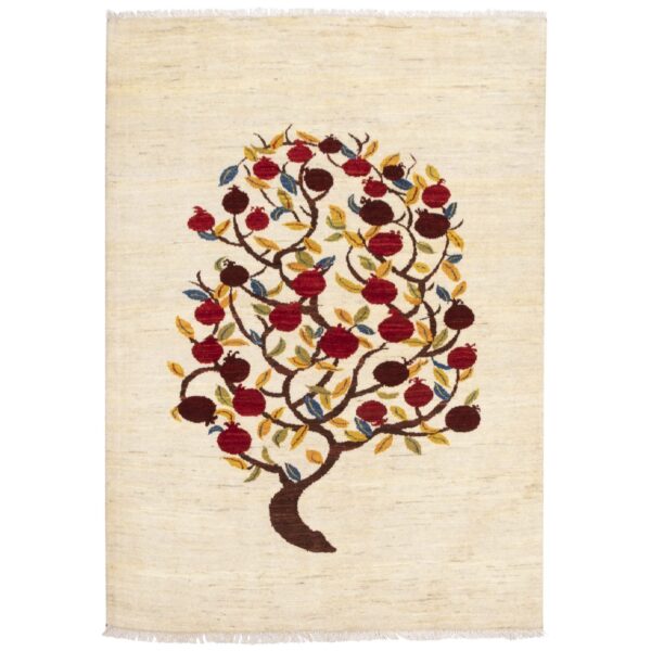 波斯加贝手工羊毛地毯 法尔斯石榴红