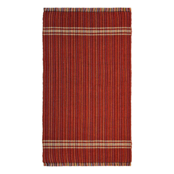 波斯贾吉姆平纹地毯 洛雷斯坦红色