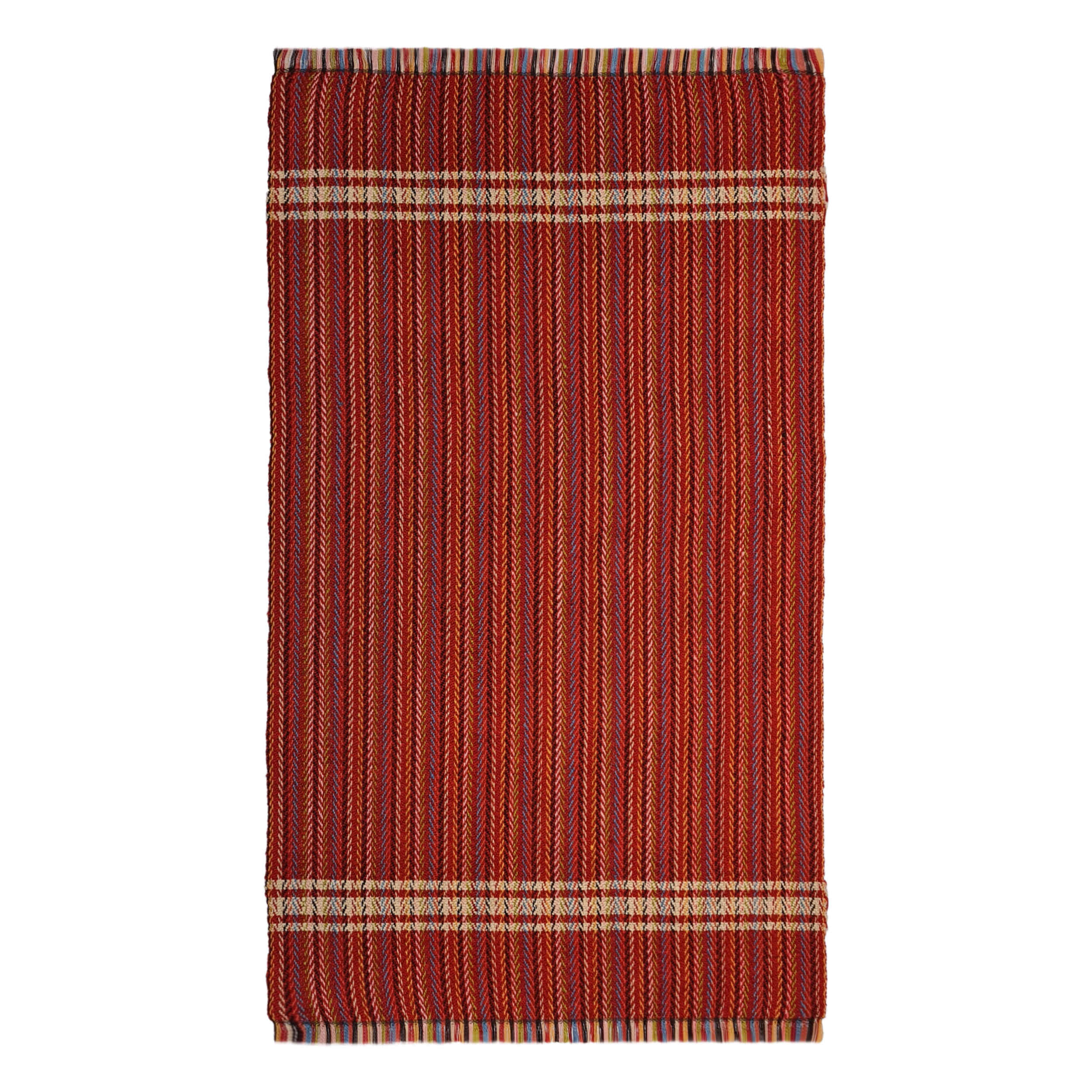 Main image of 波斯贾吉姆平纹地毯 洛雷斯坦红色