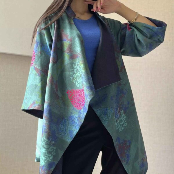 波斯女式双面绉纱大衣