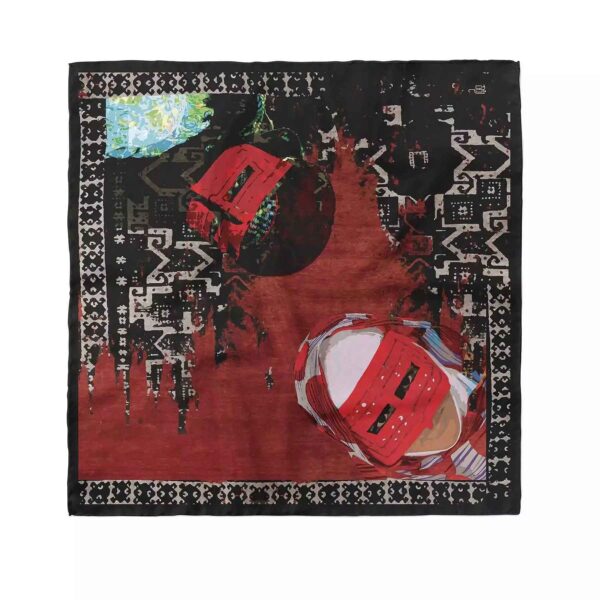 迷你头巾 – 灵感来源于伊朗南部女性图案