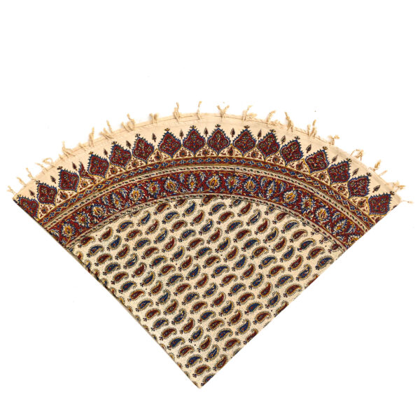 波斯桌布：伊斯法罕传统Kalamkari木版印刷 Taji II