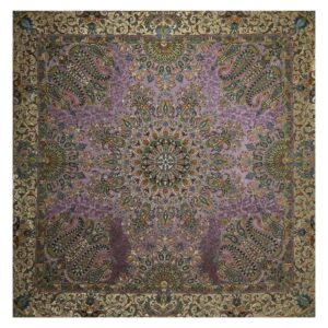 波斯 Termeh 豪华桌布 花卉纹 Ordibehesht 款