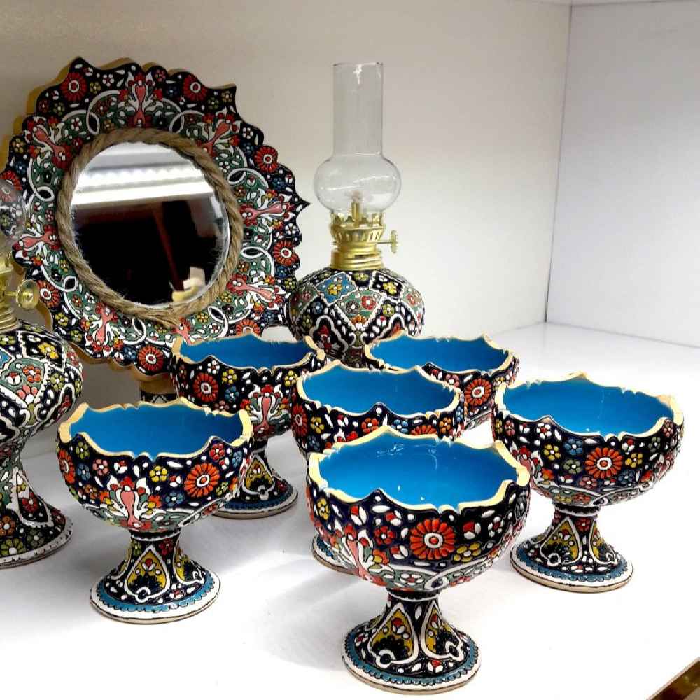 优雅陶器哈夫特·辛珐琅套装——适合波斯新年