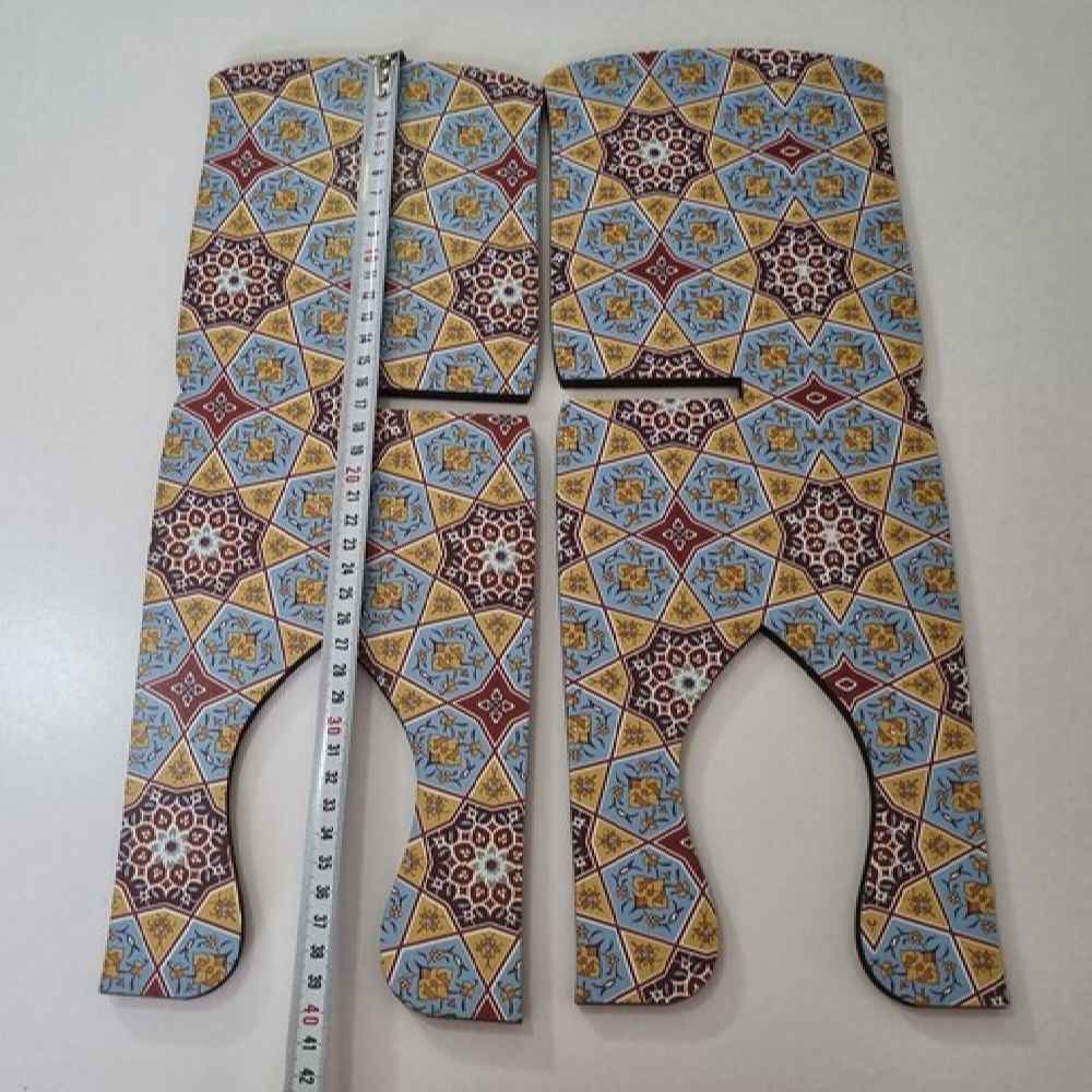 可折叠木制《古兰经》支架——几何伊斯兰图案