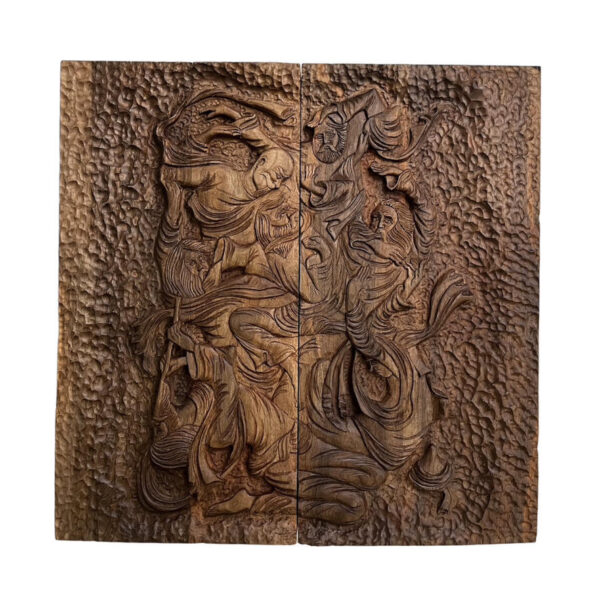 鲁米（Rumi）灵感木制西洋双陆棋盘——手工制作