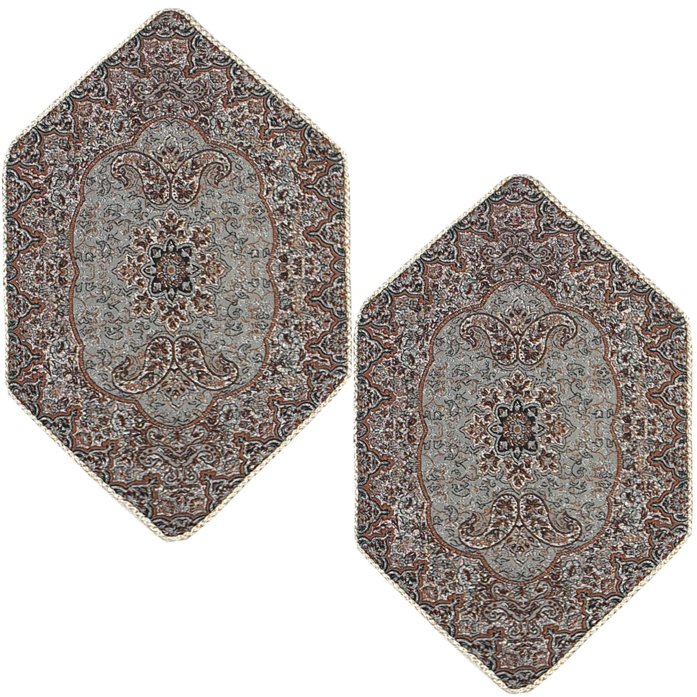 Main image of 2 件套 Yazd Termeh 桌布 —— 豪华花卉图案 Nastaran 款