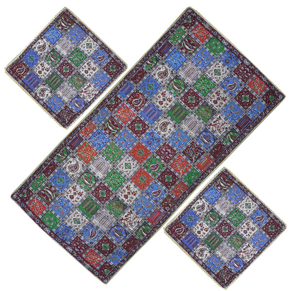 4件套波斯 Termeh 桌布 – 豪华 Shahdad 款