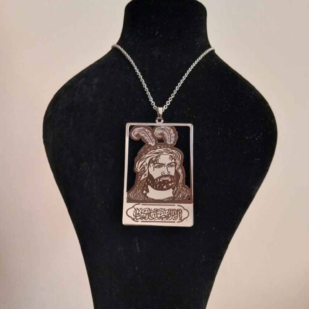 Main image of 伊斯兰项链 Ya Abu Fadhl Al-Abbas图案 钢质吊牌