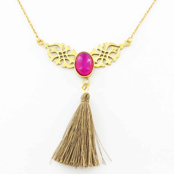 女士钢项链——波斯传统设计