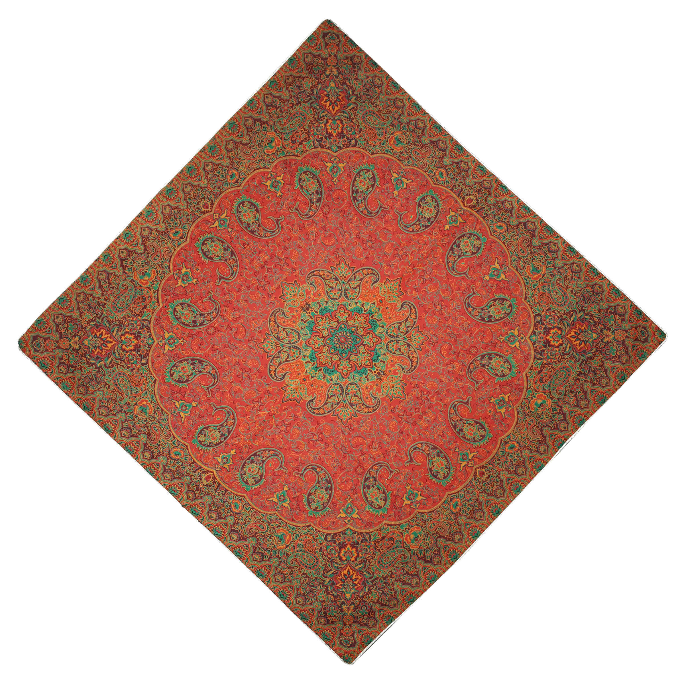 Main image of 《纳尔戈尔奢华波斯佩斯利图案特尔梅桌布》