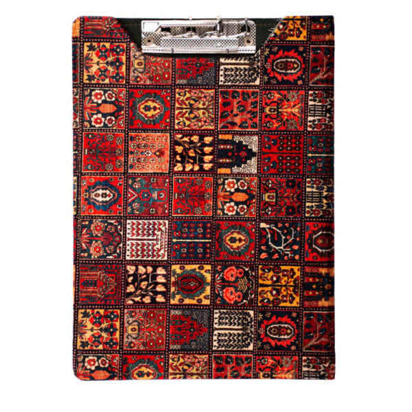 传统印花夹板 – 带口袋和布面封面