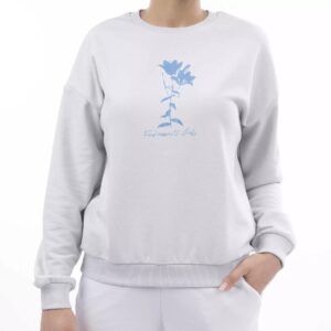 女士卫衣——棉涤混纺，适合寒冷季节