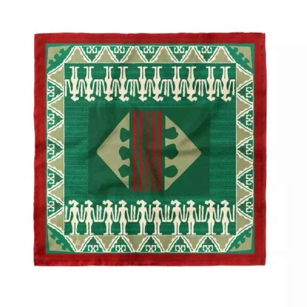 迷你头巾 – 女士艺术印花，夏季和春季理想款