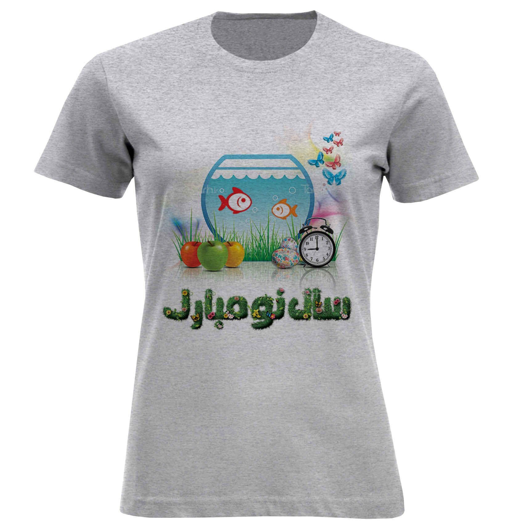 Main image of 女士短袖T恤——哈夫特·辛灵感印花，文化庆典