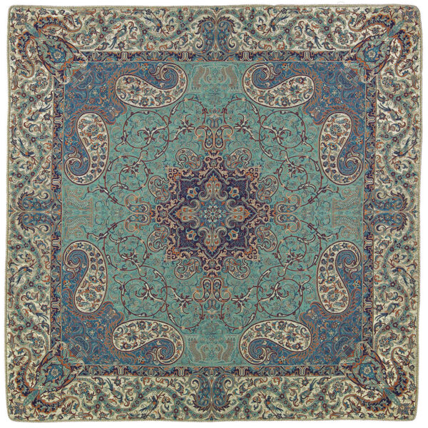 雅兹德 Termeh 桌布 – 奢华波斯佩斯利图案，Pardis 款