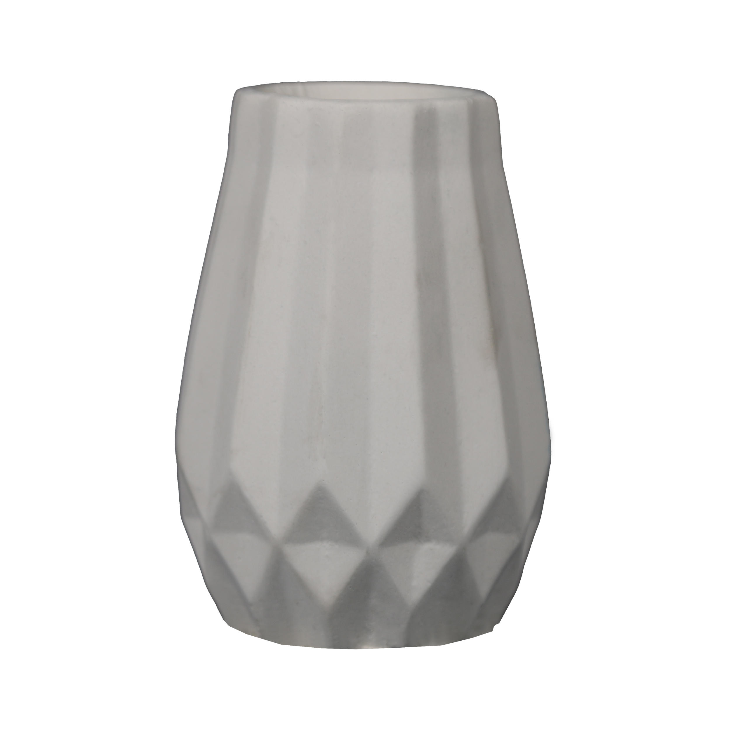 艺术混凝土花瓶 – 树脂手工 黑色