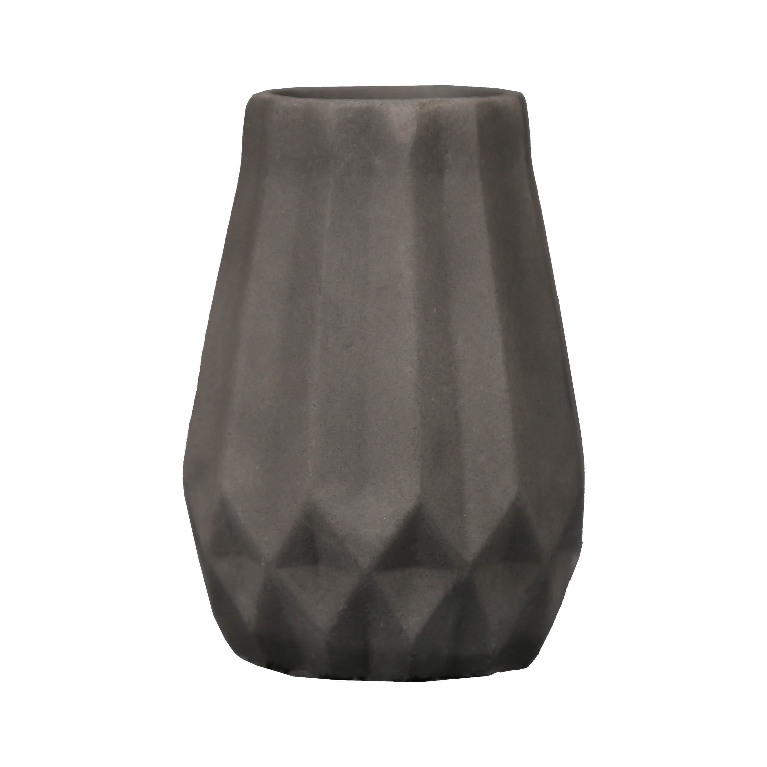 Main image of 艺术混凝土花瓶 – 树脂手工 黑色