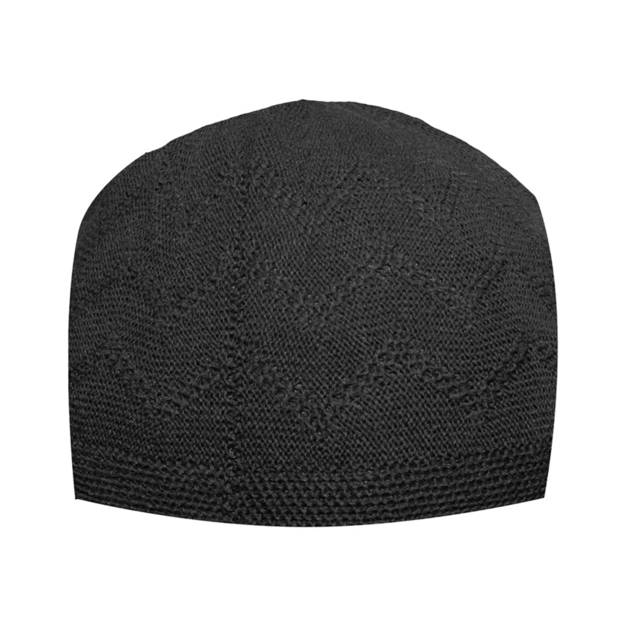 Main image of 黑色土耳其库菲帽 – 传统穆斯林头饰帽