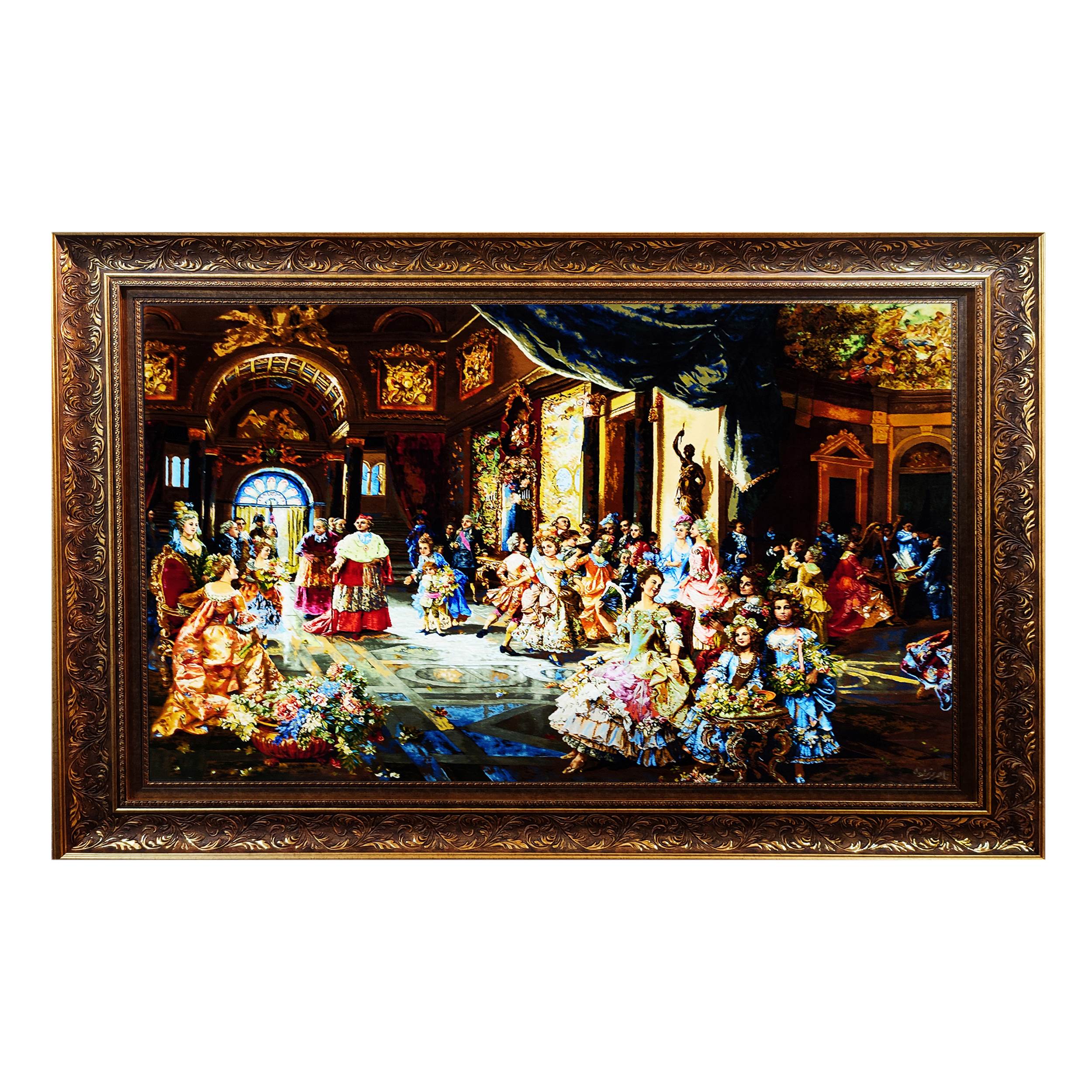 Main image of 手工结制波斯画意地毯，产自大不里士 – Cesare-Auguste Detti 精彩表演