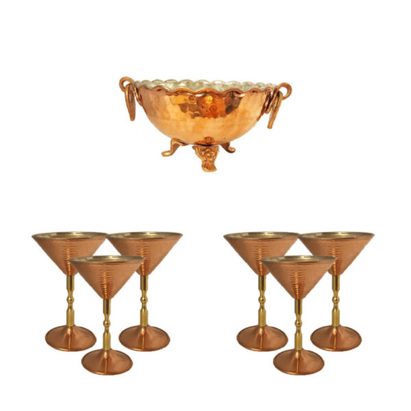 铜制哈夫特·辛套装——波斯新年庆典