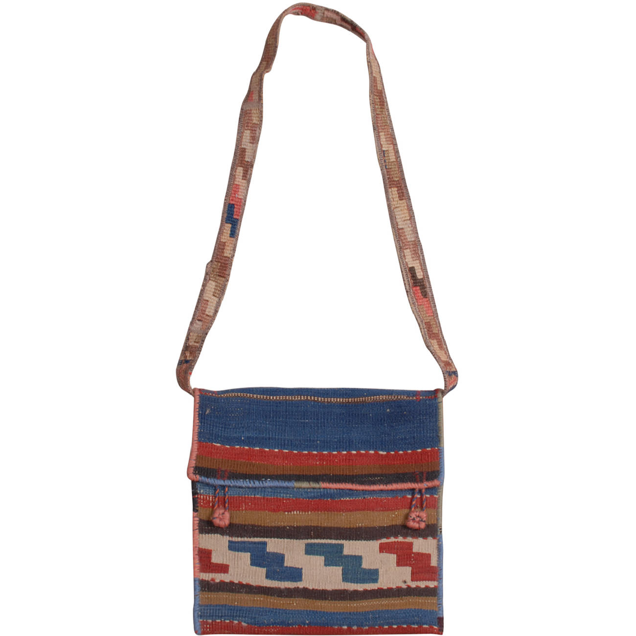 Main image of 传统图案手工 Kilim 女士斜挎包