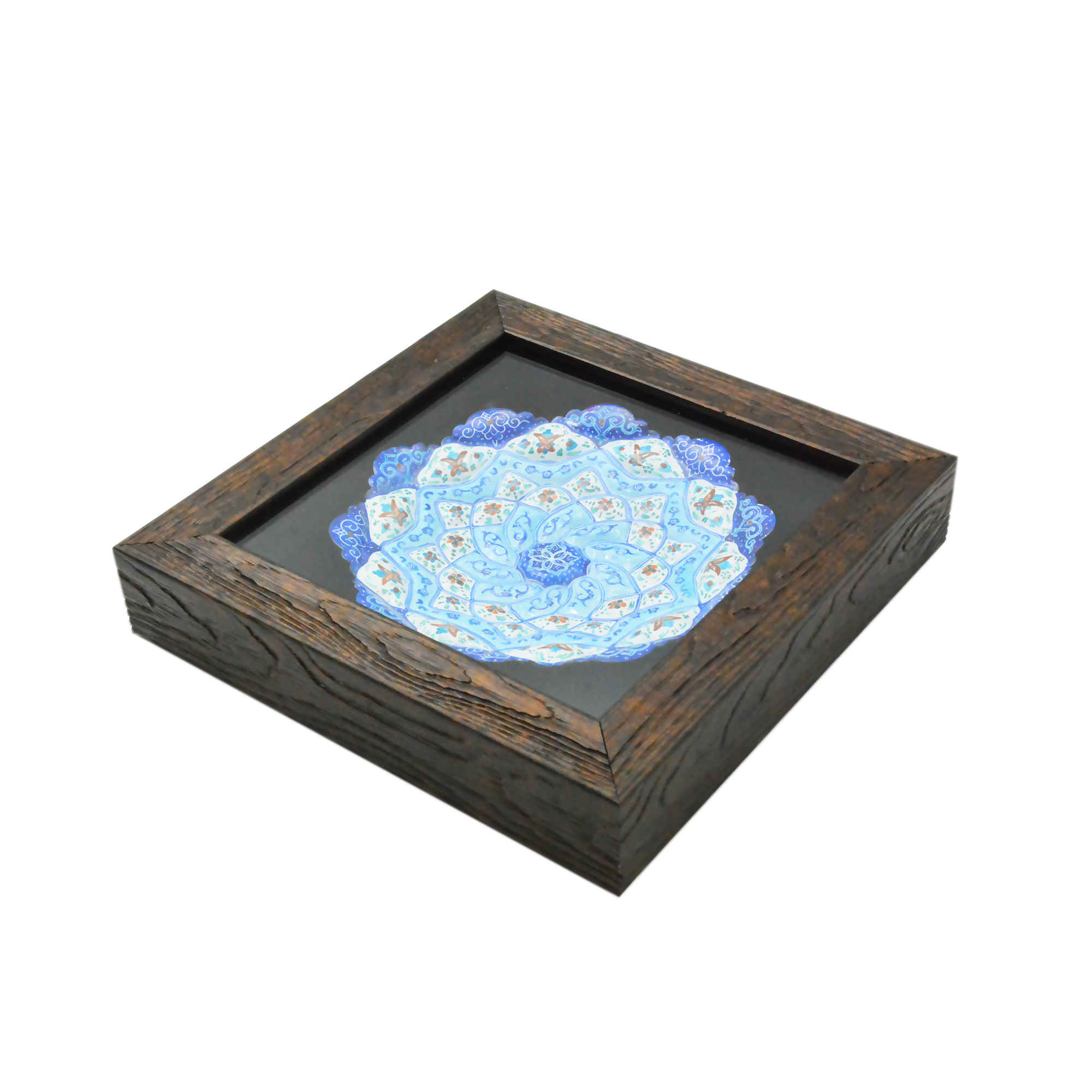 装饰铜盘 手绘波斯掐丝珐琅 Daryai(海洋的)