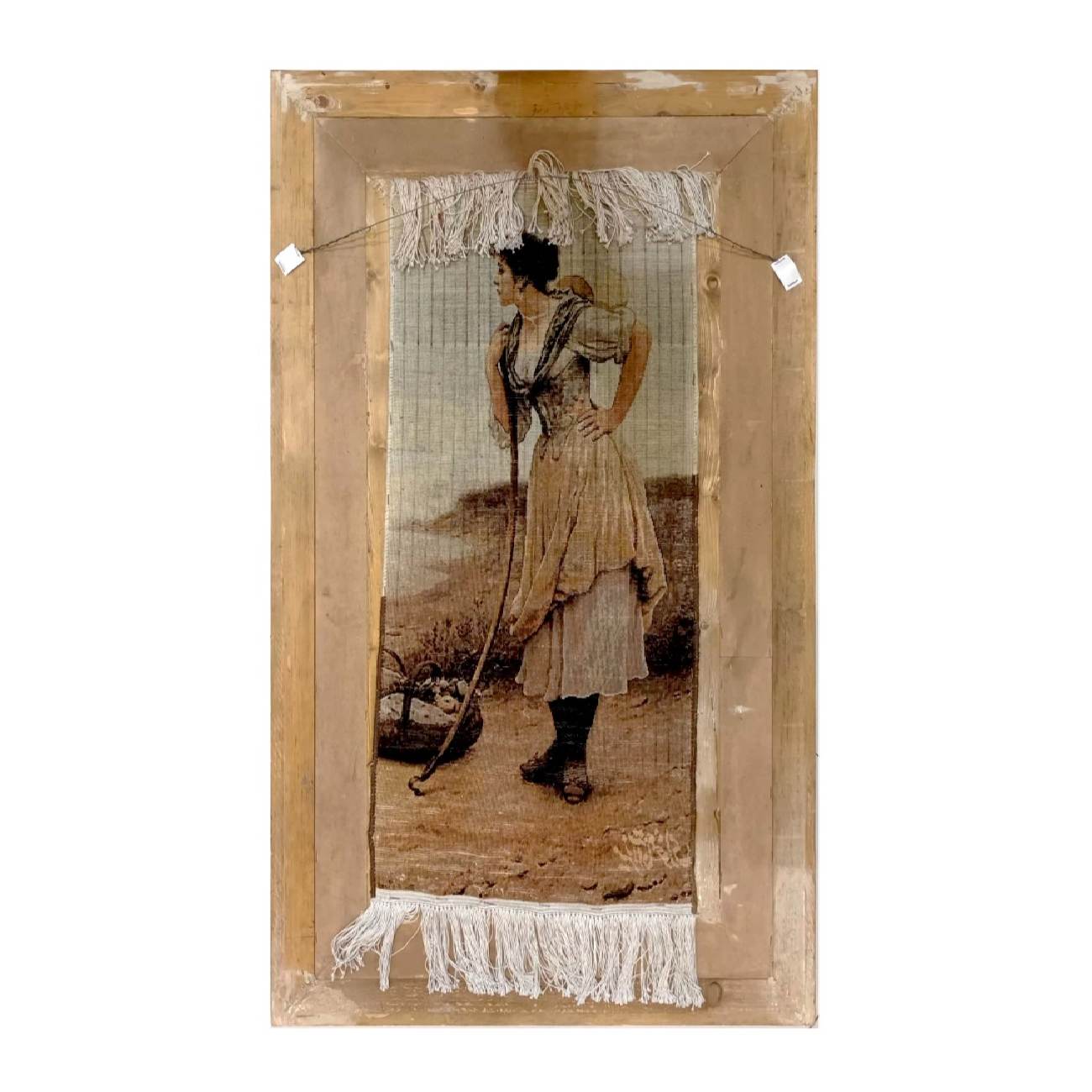 手工结波斯挂毯 – 塔布里兹,尤金·德·布拉斯《白日梦》图案