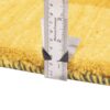 Thumbnail 2: 真正波斯加贝地毯 羊毛 手工编织于法尔斯 黄色花卉图案