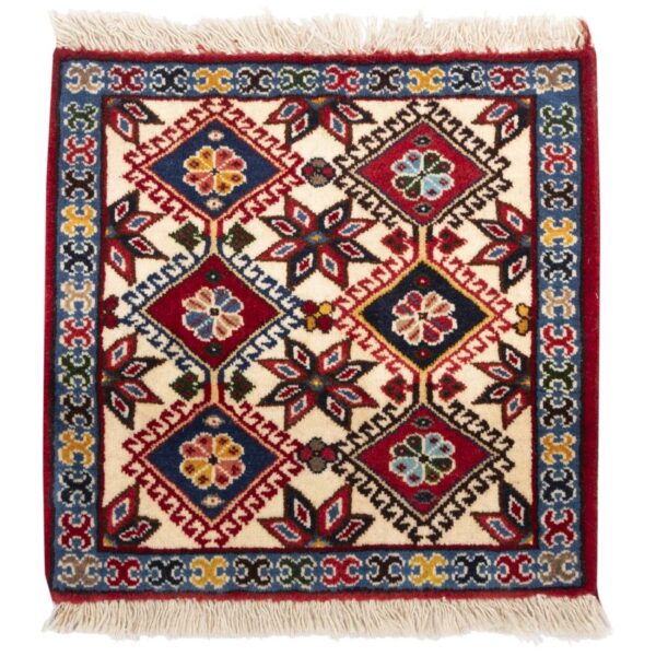 正宗波斯加贝地毯 羊毛 手工编织于查哈马哈尔与巴克蒂亚里