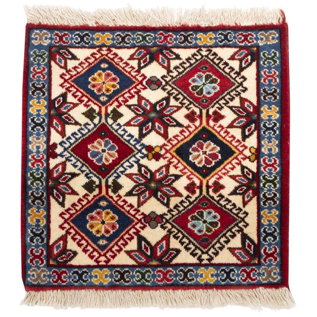 Main image of 正宗波斯加贝地毯 羊毛 手工编织于查哈马哈尔与巴克蒂亚里