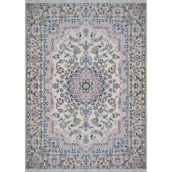 正宗波斯丝地毯，羊毛手工结制，产自奈因 Lachak Toranj