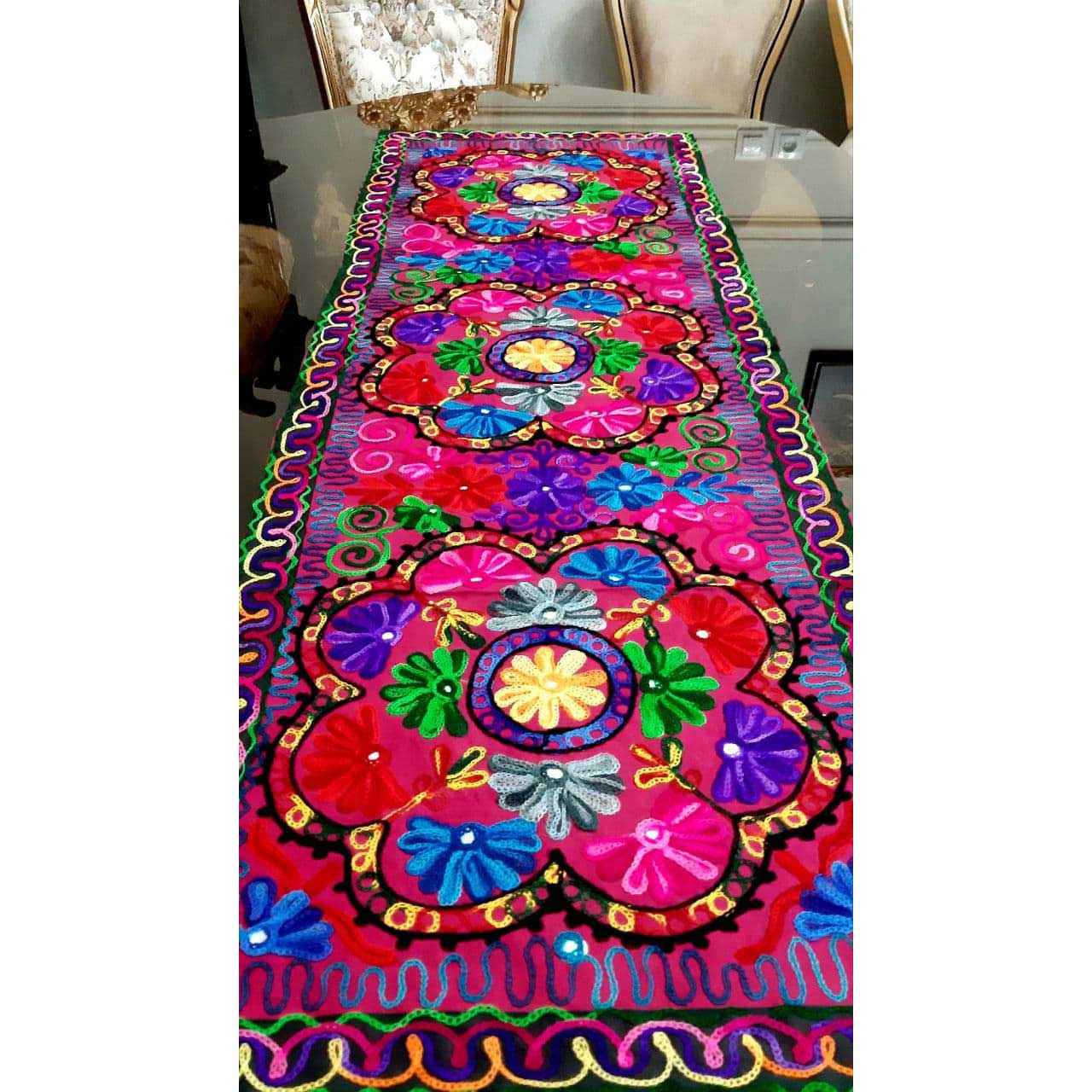 手工刺绣桌旗 —— Mikasa 款