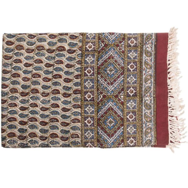 伊朗桌布：伊斯法罕传统卡拉姆卡里印花，比内什款