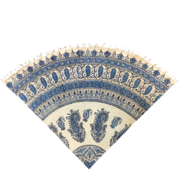 伊朗桌布：伊斯法罕传统卡拉姆卡里印花，加贾尔款