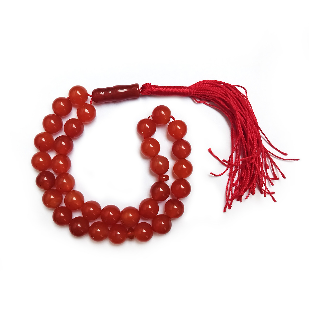 Main image of 伊斯兰玛瑙念珠 Red —— 33颗祈祷珠 Tasbih