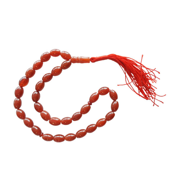 伊斯兰玛瑙念珠 Red I —— 33颗祈祷珠 Tasbih