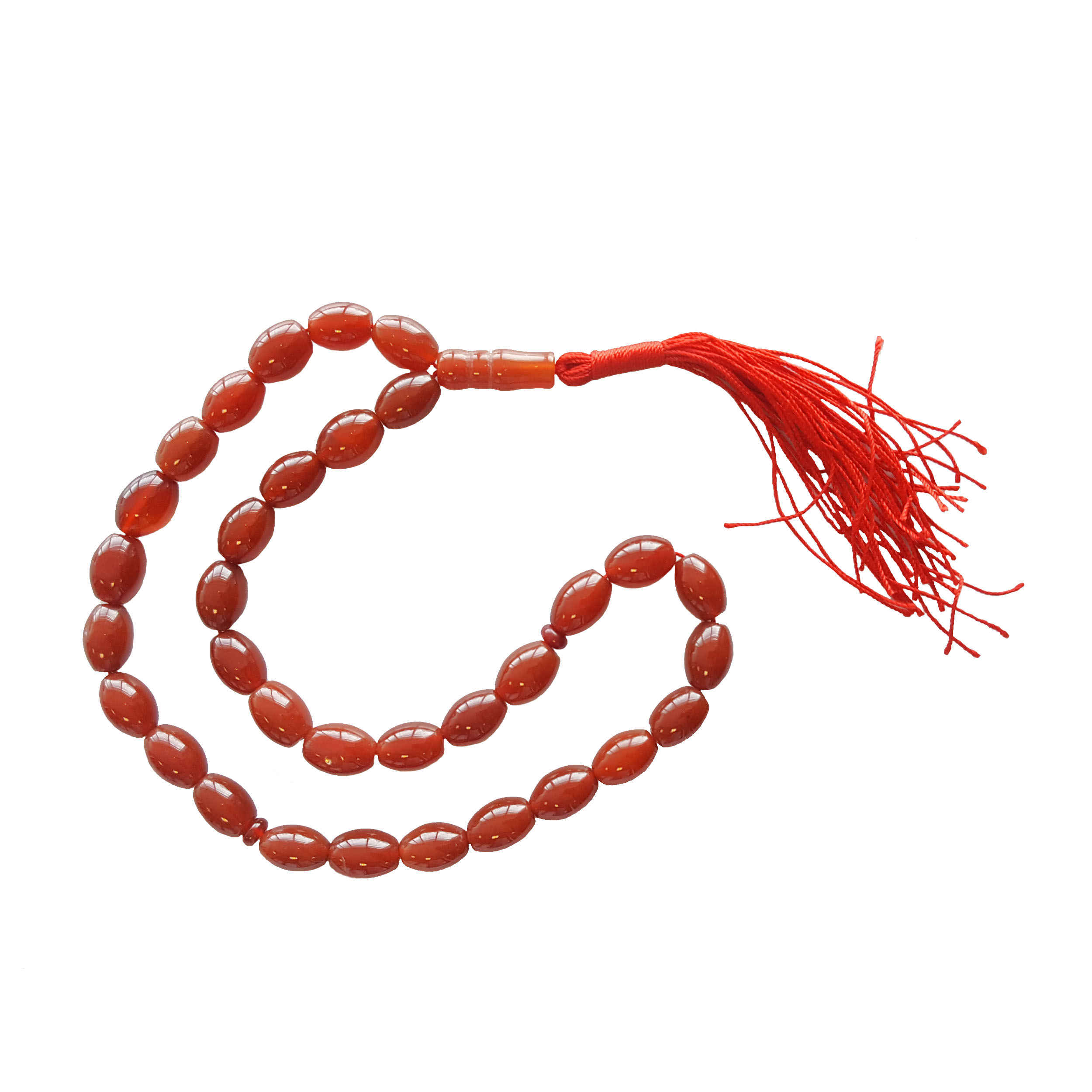 Main image of 伊斯兰玛瑙念珠 Red I —— 33颗祈祷珠 Tasbih