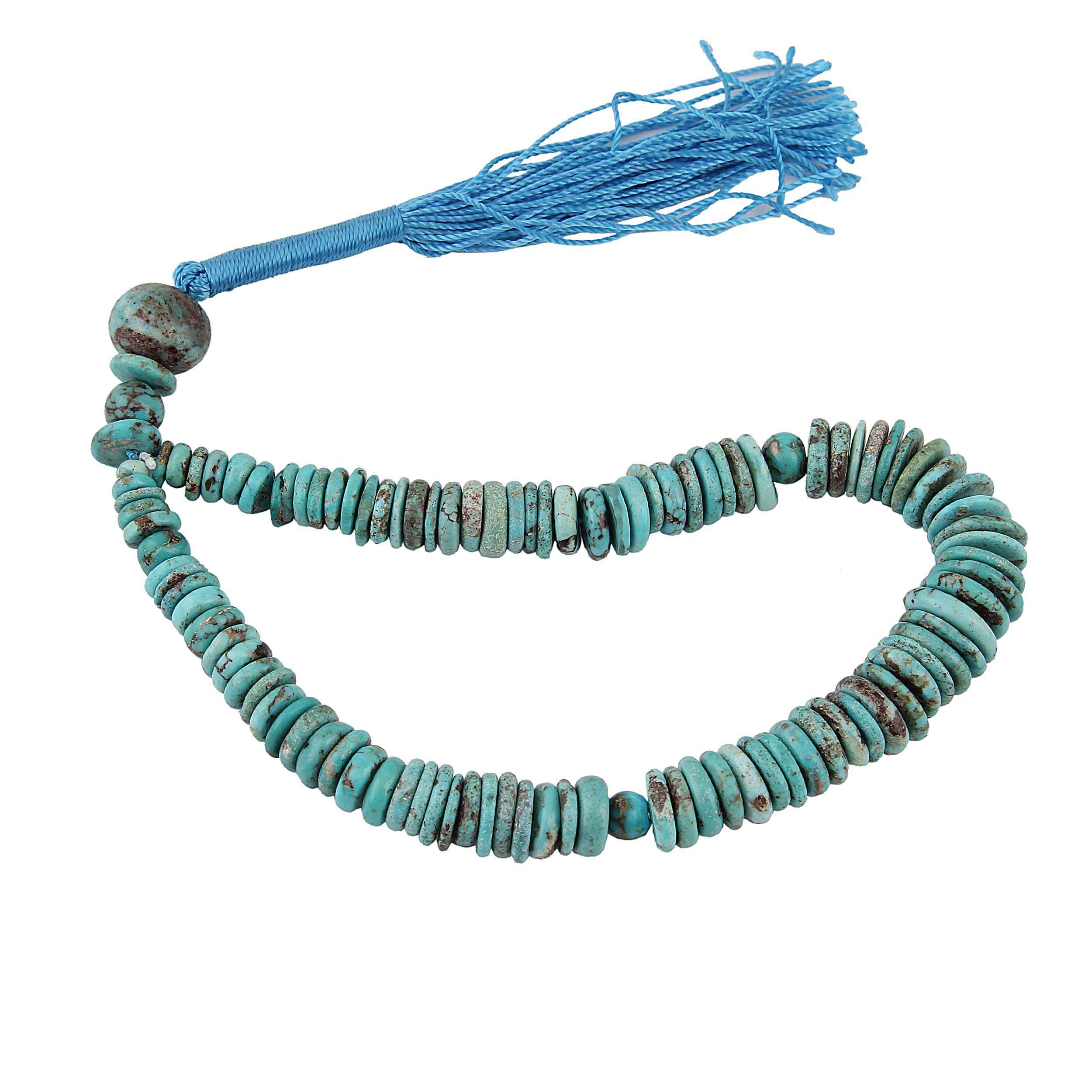 Main image of 波斯尼沙布尔绿松石念珠 —— 手工制作祈祷珠 Tasbih