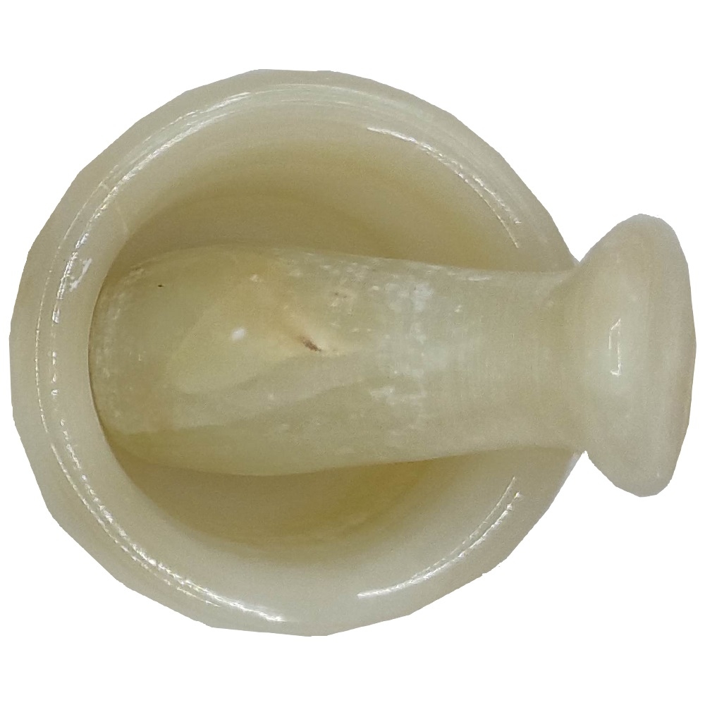 大理石杵臼套装 – 手工制作,适合草药与香料