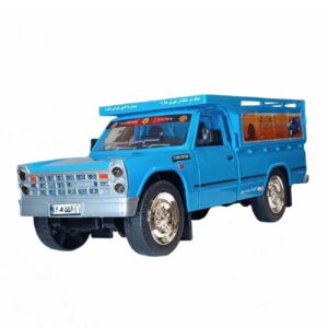 日产Junior 1956蓝色合金玩具车——带开合车门