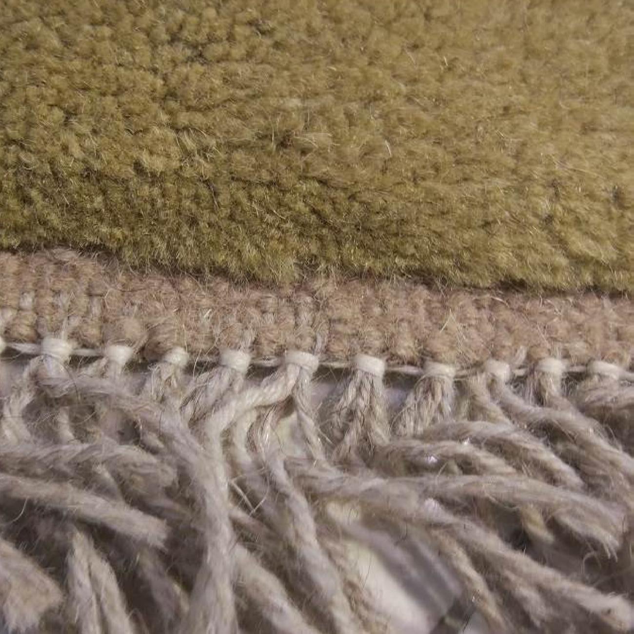 原装波斯加贝手工羊毛地毯 法尔斯玉绿