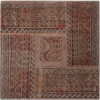 Thumbnail 3: 复古波斯手工打结拼布地毯 方形 棕色