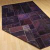Thumbnail 4: 复古波斯手工打结拼布地毯 紫色